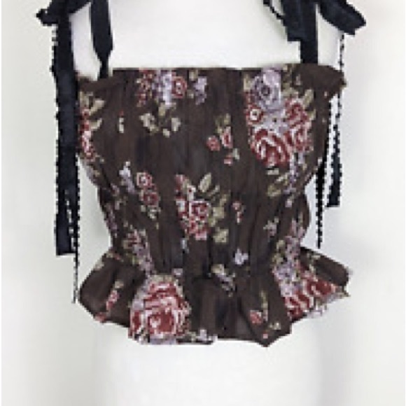 HM X BROCK COLLECTION BUSTIER BLOUSE - Picture 2 of 8